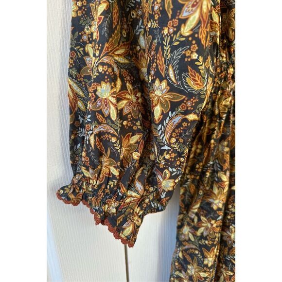 NWT Doen Delfina Organic Cotton Floral Maxi Dress Small - Picture 11 of 11